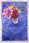 Scale of Mandala Bouquet watercolor