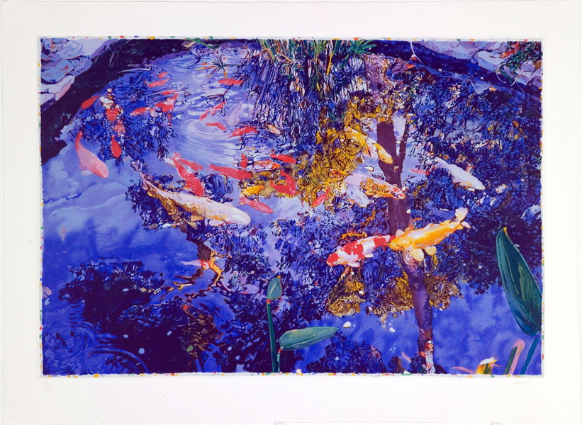 Pond<br />
                serigraph<br />
                35 x 48 in. - 87,5 x 120 cm<br />
                2003<br />